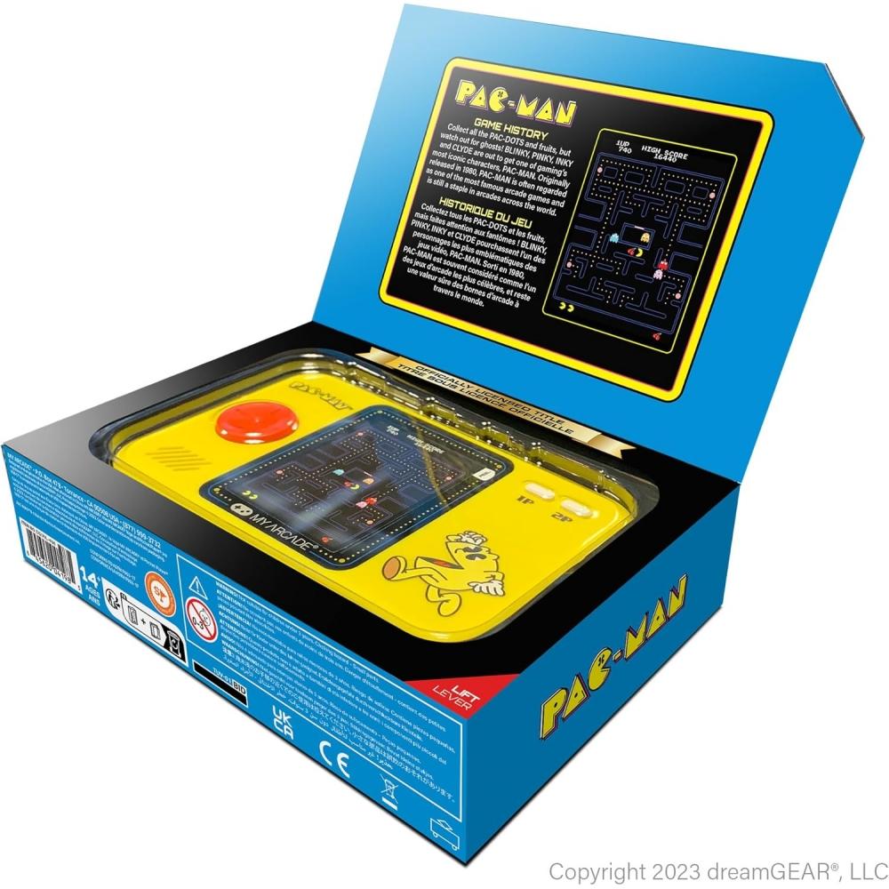 My Arcade Pacman Pocket Player Pro  2.75 Inch Color Display  Portable Video Game