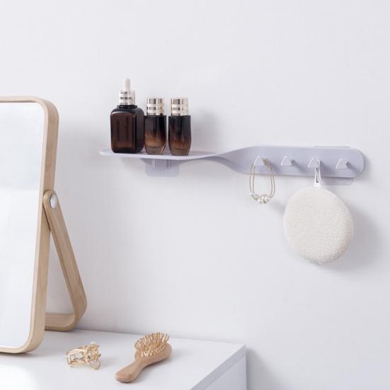 

Держатель для хранения настенный бесследный пластиковый полезный прочный крючок для дома в комплекте