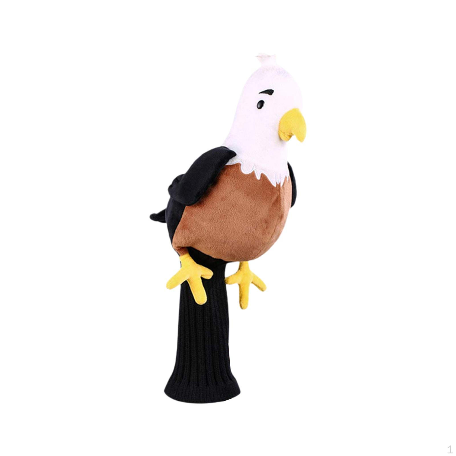 

Eagle Golf Head Cover Protector, Ideal for Adults, Great As A Gift Or Home Decor. чёрный