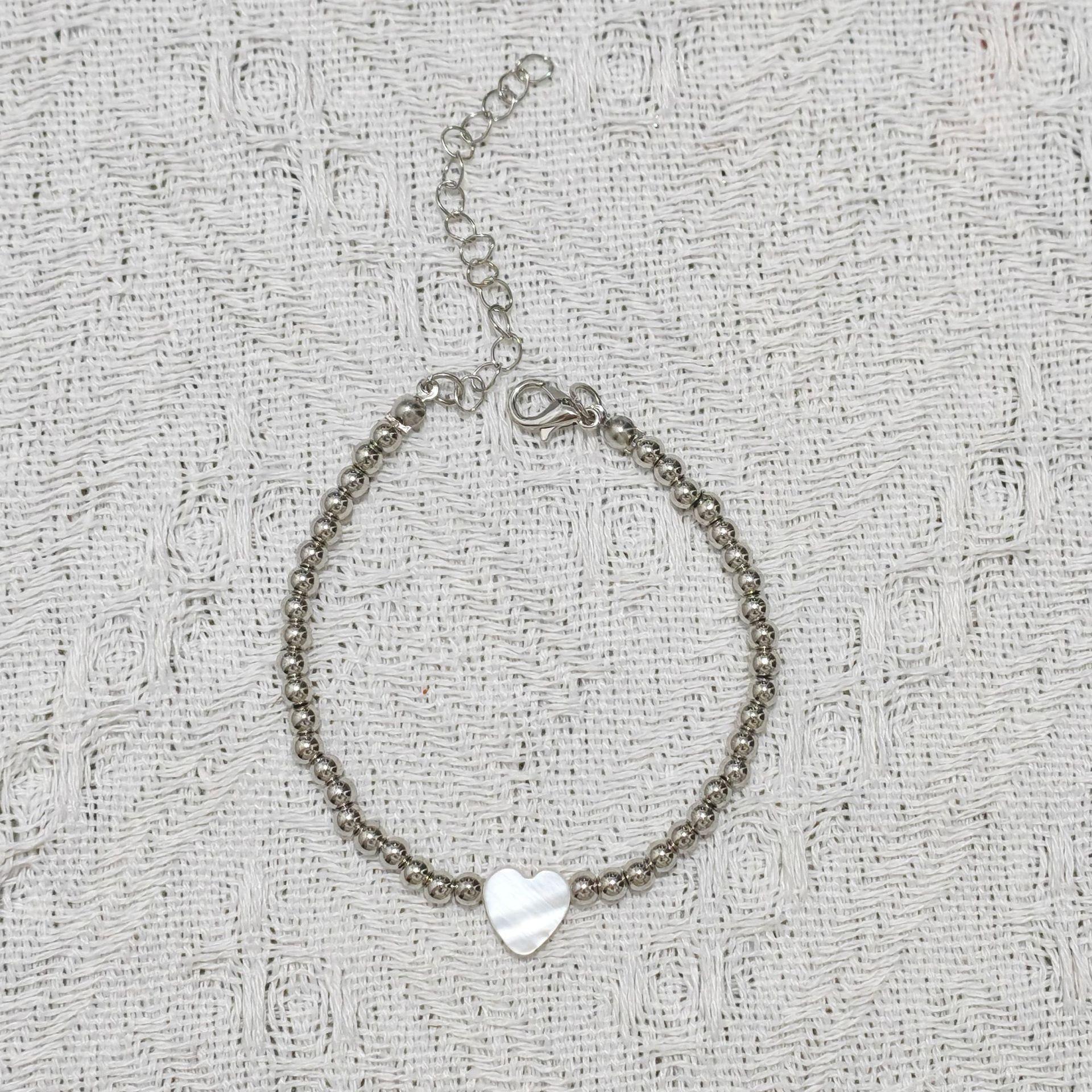 

Trendy Love Beimu Pendant Beaded Bracelet For Women One Size