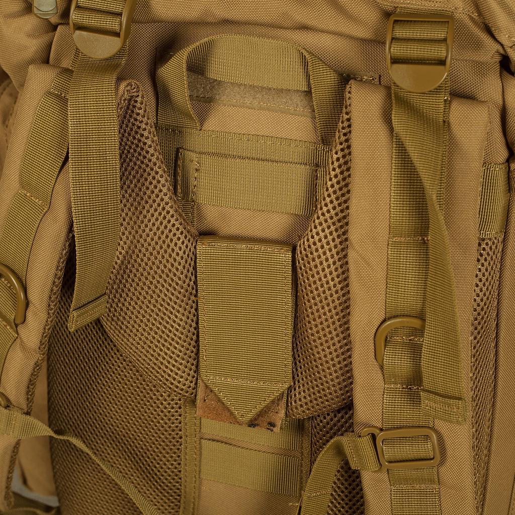 [Cybotron] Backpack 65L Large Capacity with Rain Cover Multifunctional Outdoor Rucksack Debag Khaki