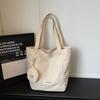 Einfarbige Handtasche Damen Umhängetasche Pendler Unterarmtasche