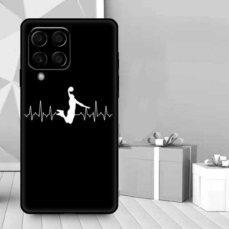 

Basketball Heartbeat Case For Samsung Galaxy M06 M11 M31 M14 M34 M54 M12 M32 M52 M15 M13 M16 M36 M56 M53 M35 M55 Samsung M12