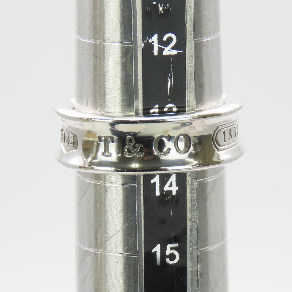 Used TIFFANY&Co. Ring Narrow 1837 EU#53.5 Silver925 7.6g Silver Accessories