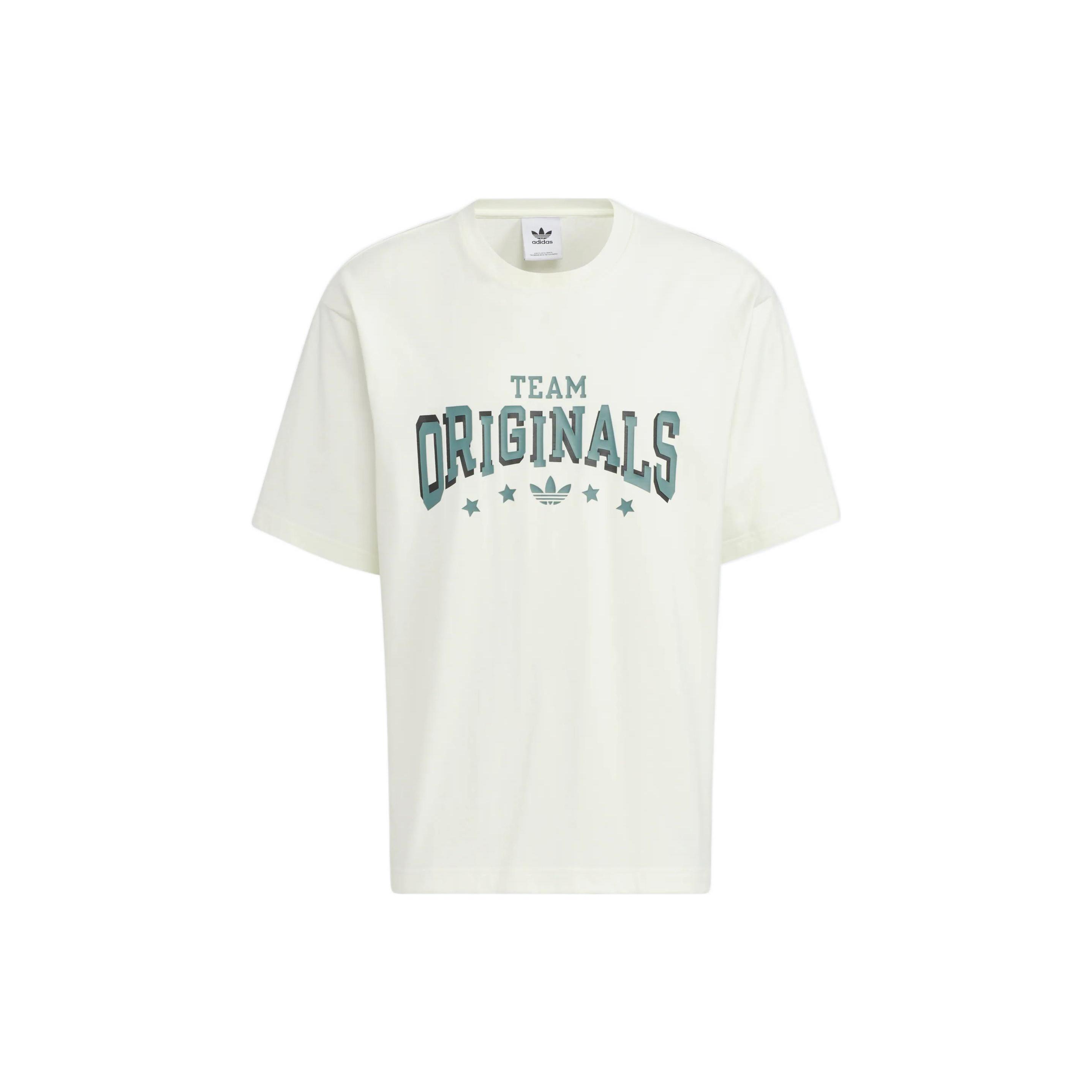 adidas originals Modern Collegiate Slogan T-shirt Off White Men s HS2014 XXL