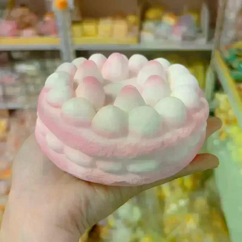 Slow Rising Pink Gradient Cake Squishy With Soft Touch And Stress Relief Perfect For Kids Play Adults Relaxation