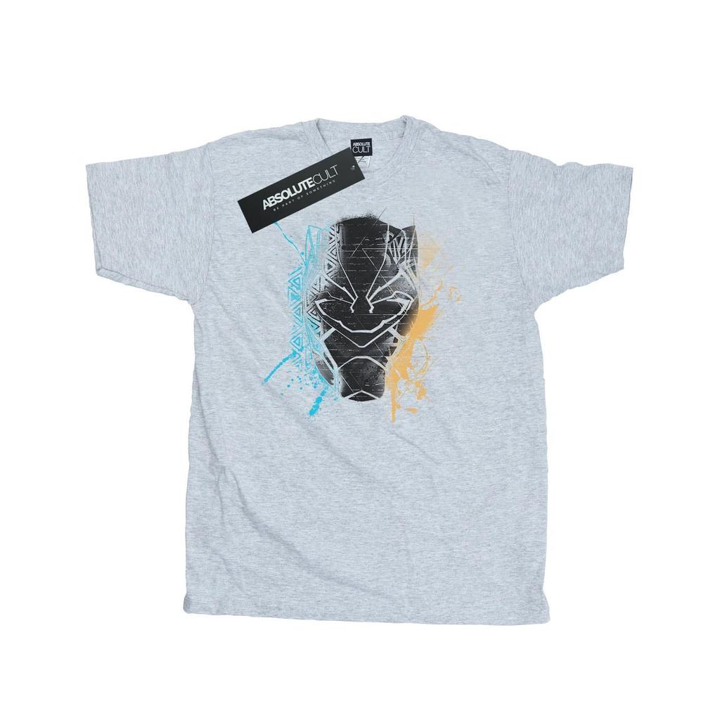 Marvel Mens Black Panther Splash T-Shirt