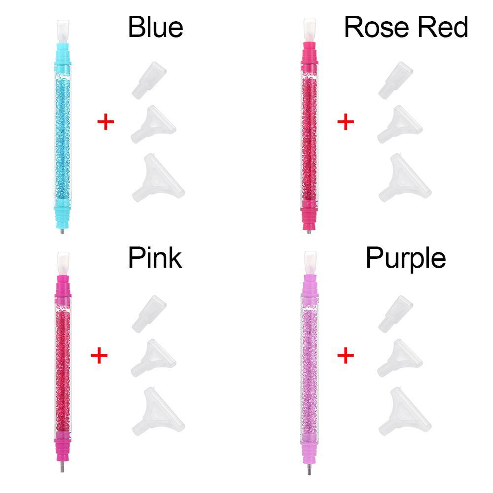 Point Drill Pen Double Head Crystal 5D Diamond Painting Point Drill Pen DIY Crafts Cross Stitch Sewing Accessories