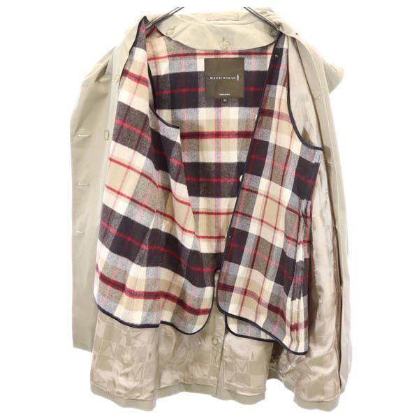 Mackintosh Made In England Trench Coat 32 Beige With Liner Women Used