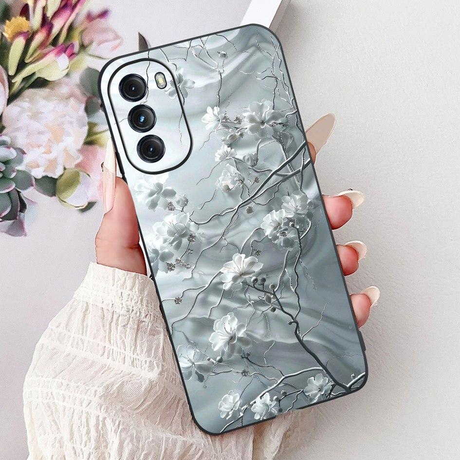 For Motorola Moto G 2022 Case Cover Fashion Butterfly Flower Soft Silicone Phone Cases For Moto G 5G Plus 2020 XT2075 Back Cover