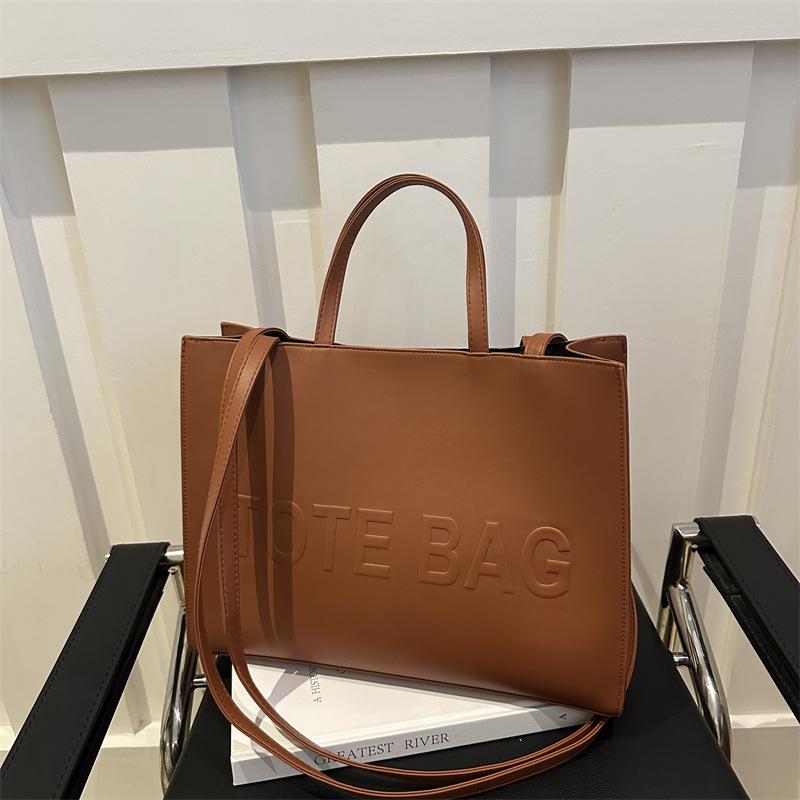 Minimalistische koreanische Tragetasche für Damen, große Kapazität, für Pendler, Umhängetasche CLE
