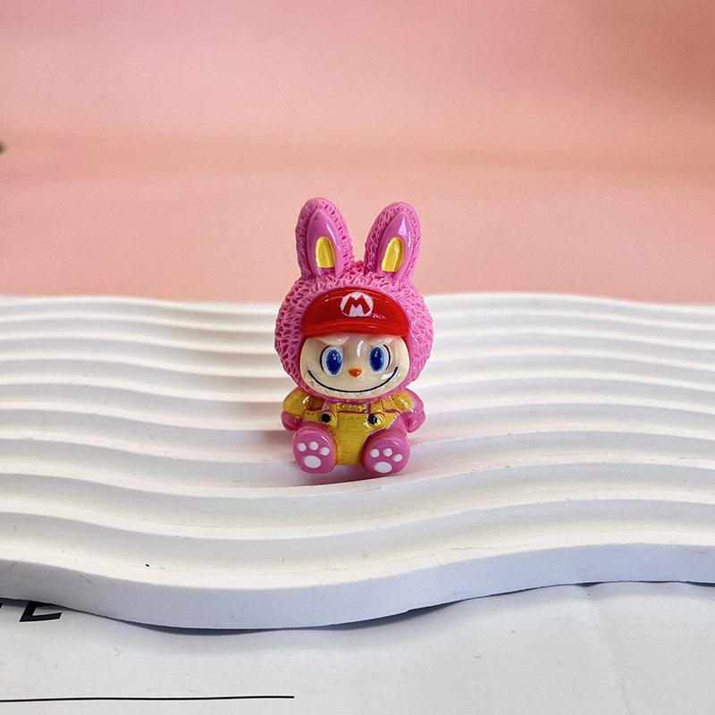 Flocking Doll Pendant Keychain DIY Decorative Ornament Jewelry Girlfriend Gift Bag Pendant