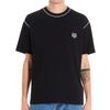 KENZO T-Shirts Men's Black Crew Neck Moderate Straight Fit FA5-5TS081-4BD-99
