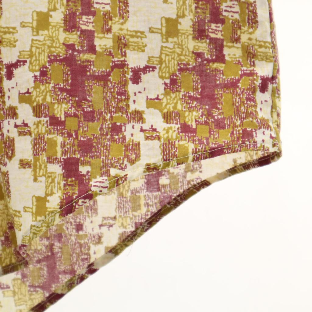 Cambridge 70s Vintage Overall Handle Long Sleeve Shirt L Bordeaux Men's Used