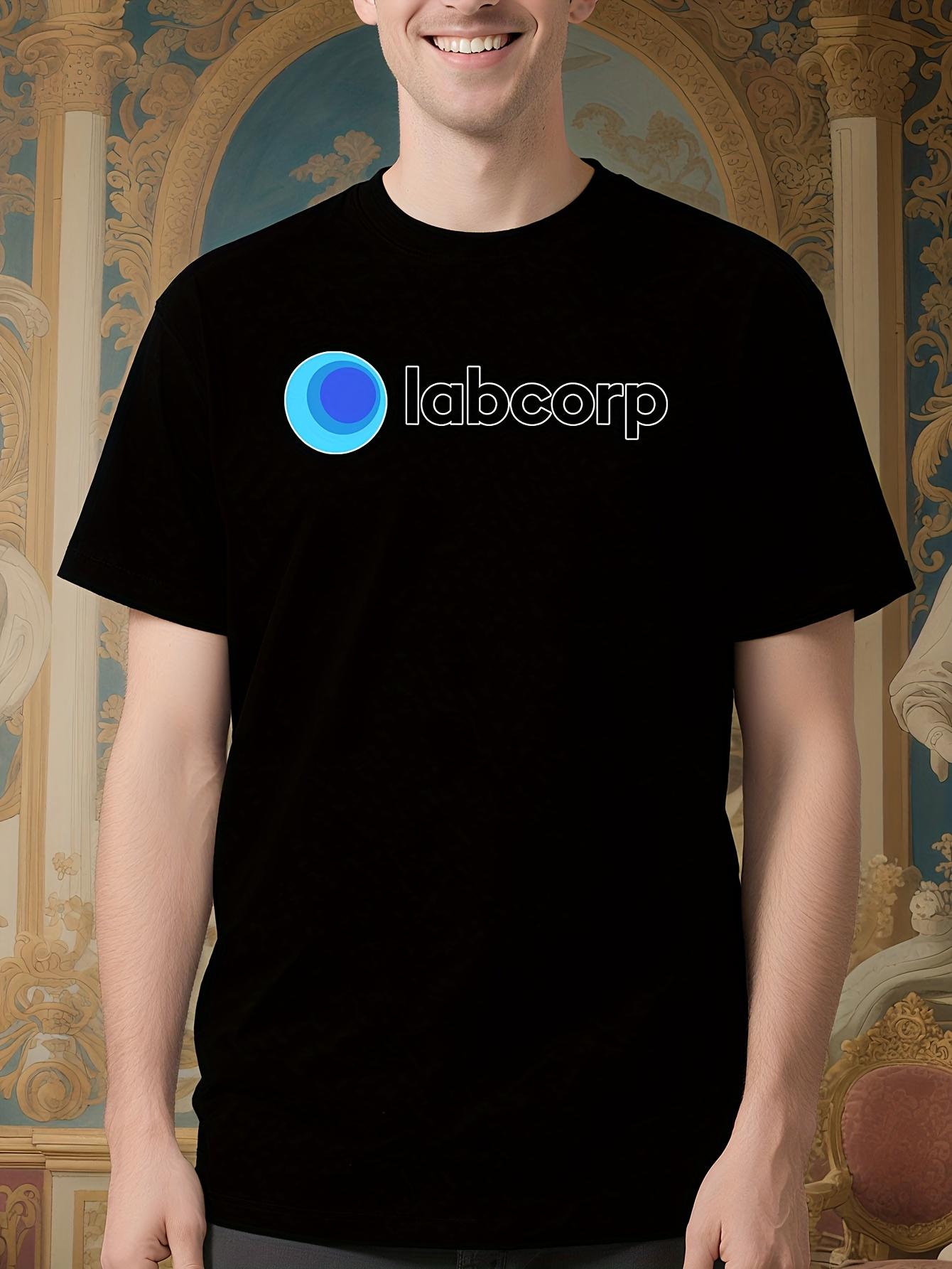 Labcorp Casual Tshirt - Black with Blue Logo XL