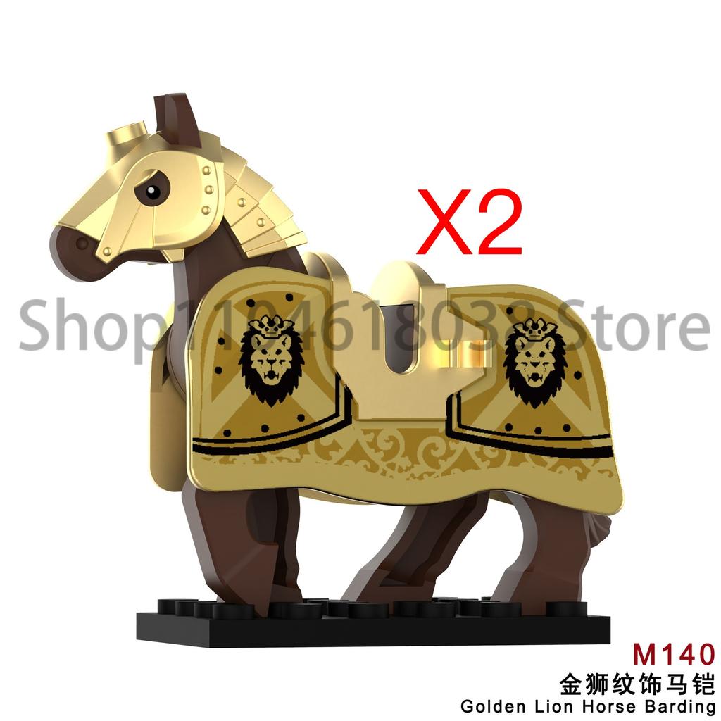 Medieval Military Figures Octopus Sea Demon Knights Building Blocks Weapons Accessories Sword Temple Spear Shield MOC MINiBricks