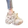 European dad shoes women's super fire 2025 new spring breathable casual shoes thick-soled small inner height-increasing women's shoes