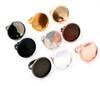 20mm 10pcs/Lot Classic 9 Colors Plated Brass Adjustable Ring Settings Blank/Base,Fit 20mm Glass Cabochons,Buttons;Ring Bezels