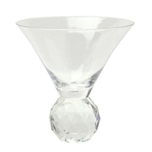 Hestia Diamond Ball Base Martini Glass (Pack of 2)