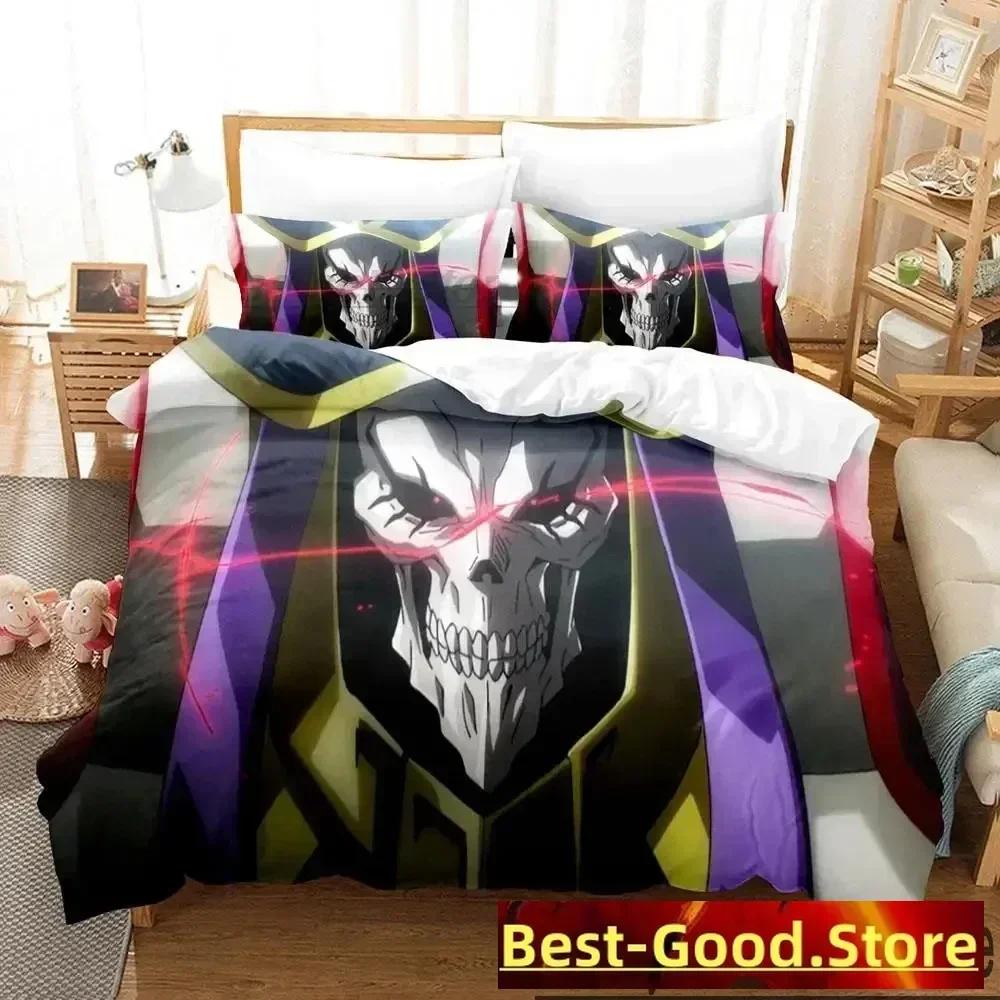 3D Print OVERLORD Bedding Set Duvet Cover Bed Set Quilt Cover Pillowcase Comforter king Queen Size Boys Adult Bedding Set