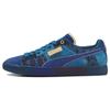 Dapper Dan X Clyde Vintage Pre-Game Runway - Blue Men Sneakers Blazing-Blue Lake-Blue 392082-01