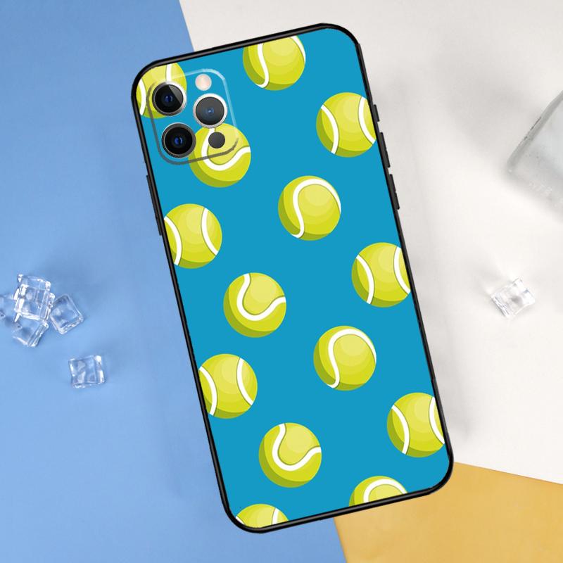 

Tennis Ball Sport Phone Case For iPhone 16 Pro 15 Pro 11 13 14 Pro Max 12 Mini XR 16 15 Plus 16e Cover Shell iPhone 12 mini