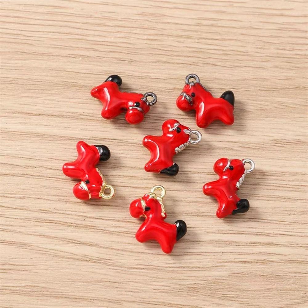 5 Pcs Zinc Alloy Horse Charms Pendants Keychains Parts DIY Jewelry Accessories  DIY Jewelry Making