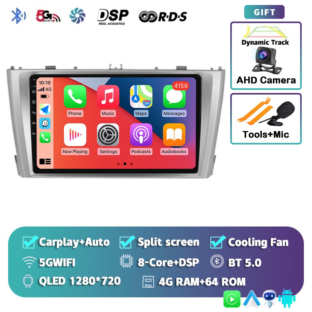 Android 14 Carplay Auto Radio Auto Pentru Toyota Avensis T27 2009 2010 2011 2012-2015 Navigație GPS Player Multimedia DSP Stereo 4G