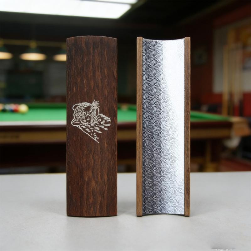 Light Weight Billiard Pool Cue Tip Reshaper Cue Tip Shaper Maintenance Tool Wood And Alloy Materials For Easy Handling
