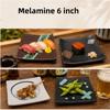Melamin Quadratische Teller Hochwertiges Japanisches Geschirr Sushi Teller Sashimi Yakitori BBQ Teller Serviergeschirr Sets Serviergeschirr