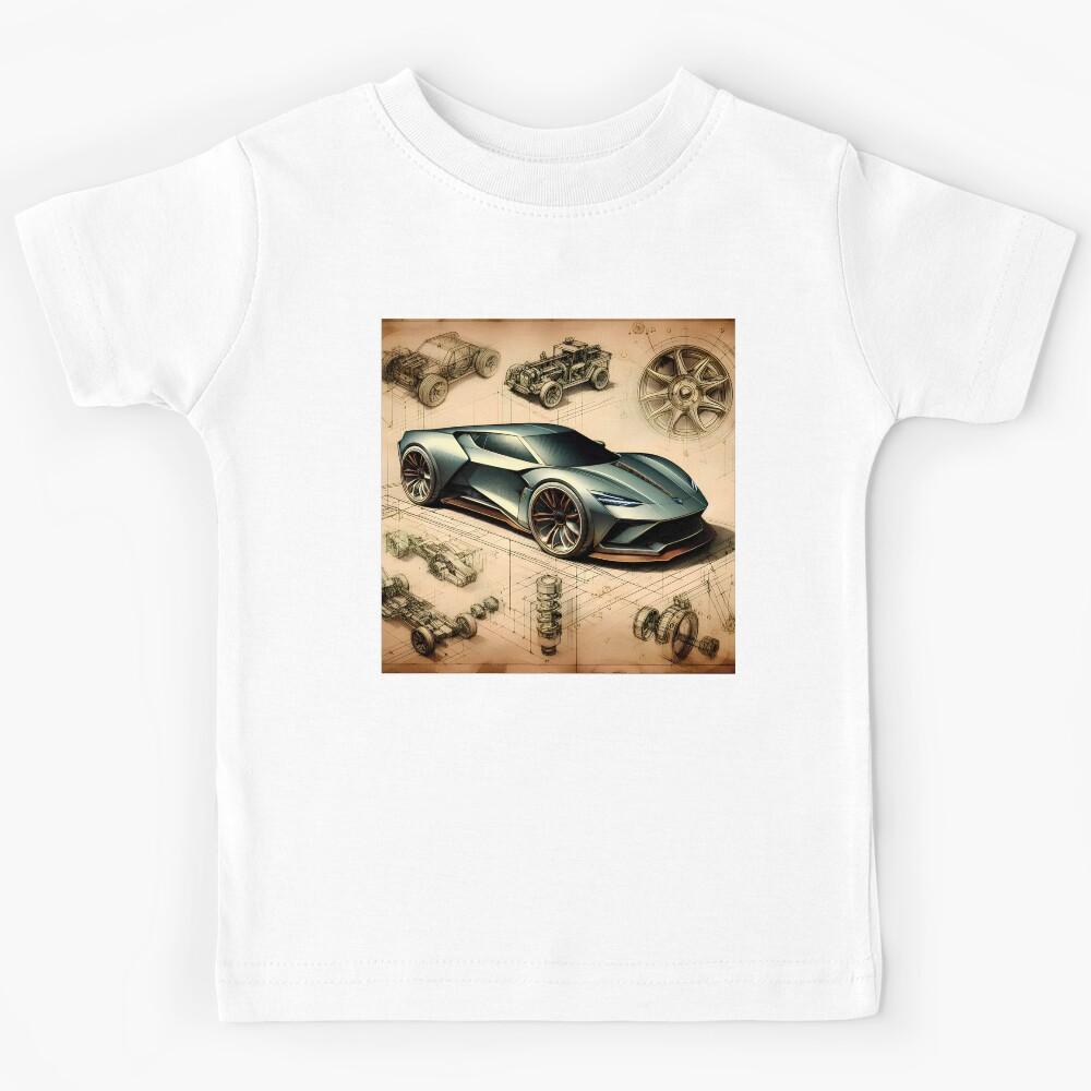 Da Vinci style sketch Kids T-Shirt 140