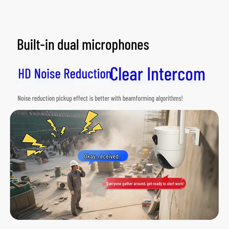 HIKVISION 4G Dual-Lens Security Camera CN plug (adapter included)