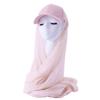 Polyester Womens Scarf Hat Set With Solid Color Design For All Seasons