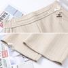 Women's High-Waisted Straight Leg Cashmere-Feel Casual Trousers for Middle-Aged Mothers