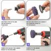 1/4 Inch Holder Rust Remover Wheel Quick Change Abrasive Wheels Polishing Strip Disc  Surface Prep