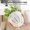Water Storage Plant Pot Self Watering Flowerpot with Visible Double Layer Rope Planter for Indoor Plants Orchids Herb Gardening
