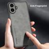 For CMF Phone 1 Case Luxury PU Leather Phone Case For Nothing CMF Phone 1 Back Cover Matte Silicone Shockproof Full Protection