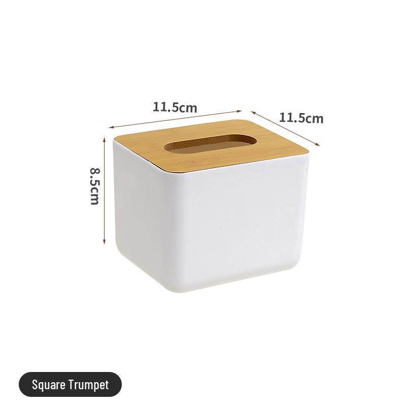 Customized Logo Tissue Box - Color Print Napkin Holder for Hotels & Restaurants