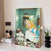 DIY Diamond Painting The Little Girl In The House Cross Stitch Kit Mosaic Art Diamond Painting Full Circle Diamond Home Decoration