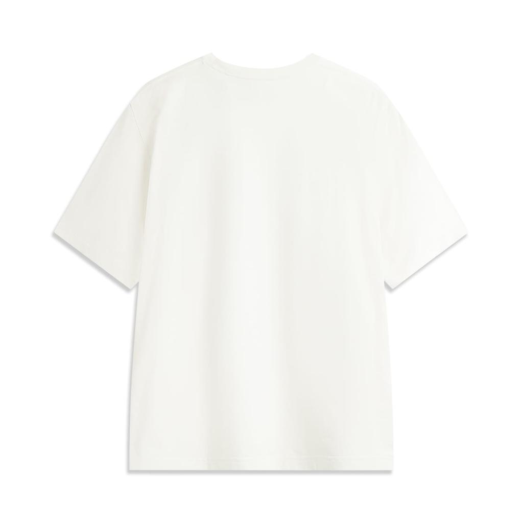 Li Ning Sports Trendy Collection T Shirt Men's Ivory AHSV483-1