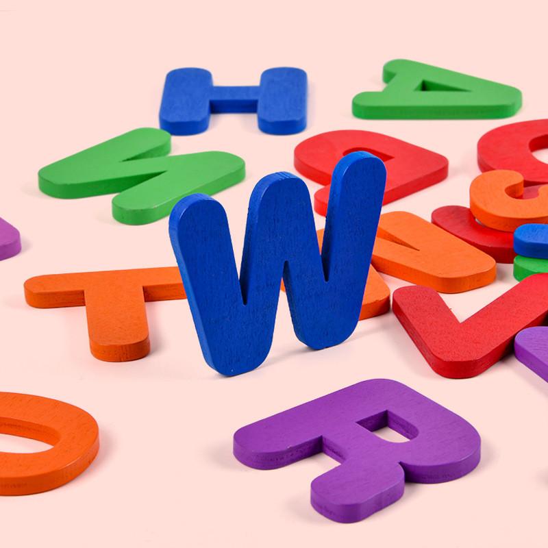 And Alphabet Wooden Number Matching Puzzle For Kids Preschool Education Play