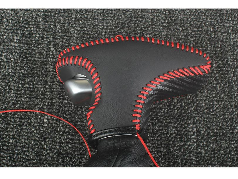 Cross-Border Genuine Leather Gear Shift Boot & Knob for Dodge Challenger, Charger & Durango