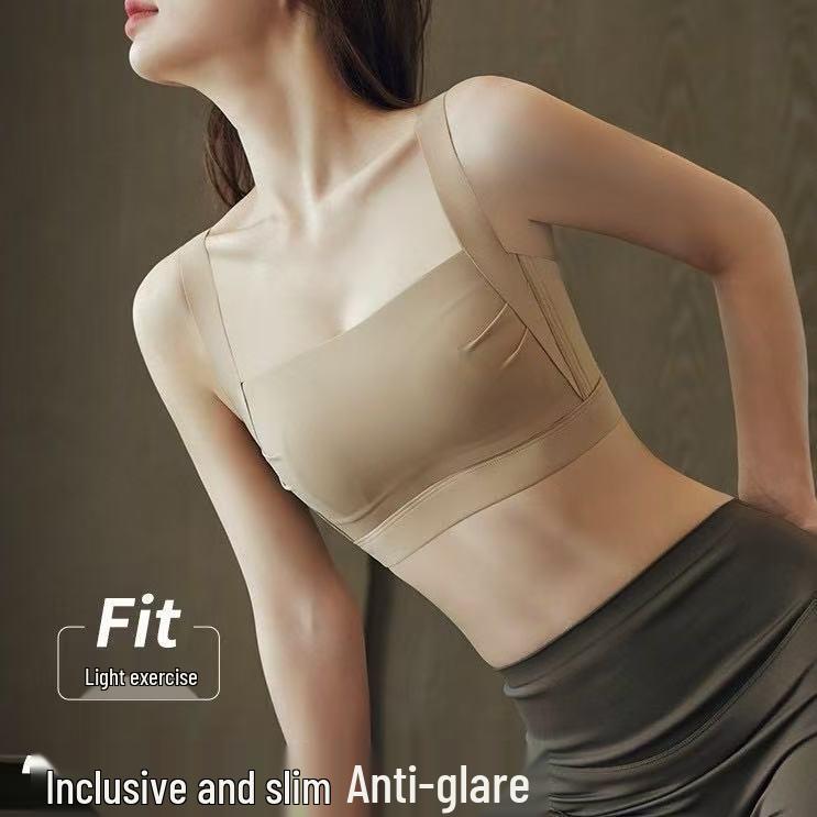 Wirefree Sports Bra for Large Busts - Minimizing, Anti-Sagging, Side Support, Thin Back Smoothing