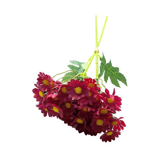 

Искусственный букет ромашки Искусственные цветки ромашки с гибкими стеблями Устойчивые к УФ-лучам Реалистичные искусственные цветы для дома, вазы, сада, свадебного декора 1pc