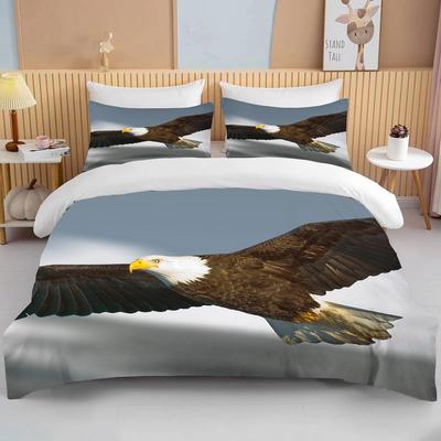 10 Maten Mannelijke Adelaar Beddengoed Set Dekbedovertrek Bed Set Dekbedovertrek Kussensloop King Queen Maat Beddengoed Set Voor Kind Cadeau