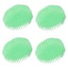 10pcs Hair Scalp Massager Shampoo Brush Cleaning Exfoliating Soft Scalp Scrubber for Adults Shower