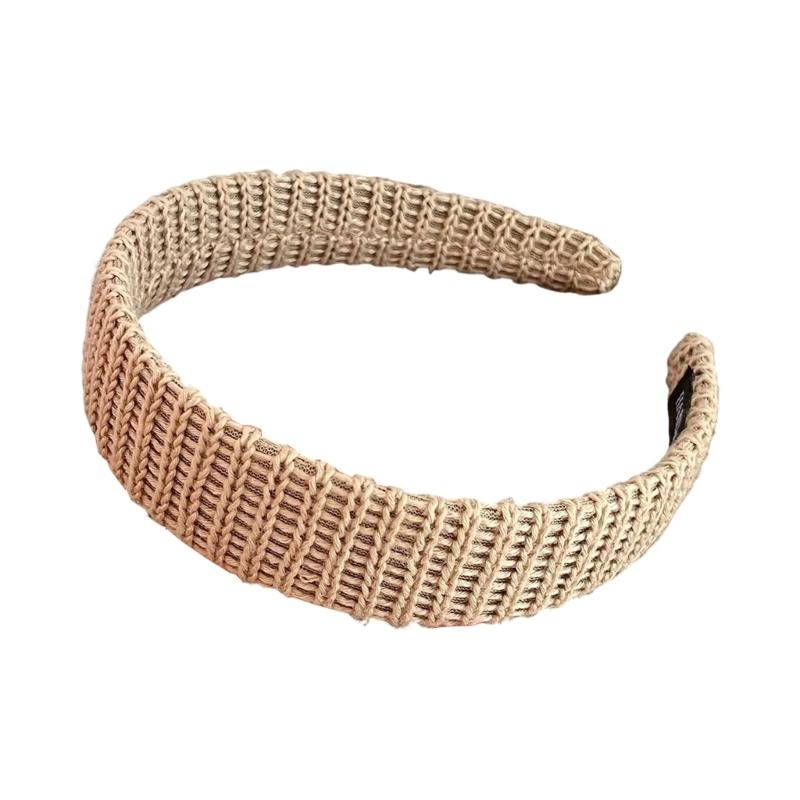Knitted Embellished Hairband With Comfortable Headbands Secure Grip Design Comfortable Hairpiece for Women