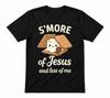 Smore Of Jesus Christian Faith Based Graphic Unisex Black T-shirt