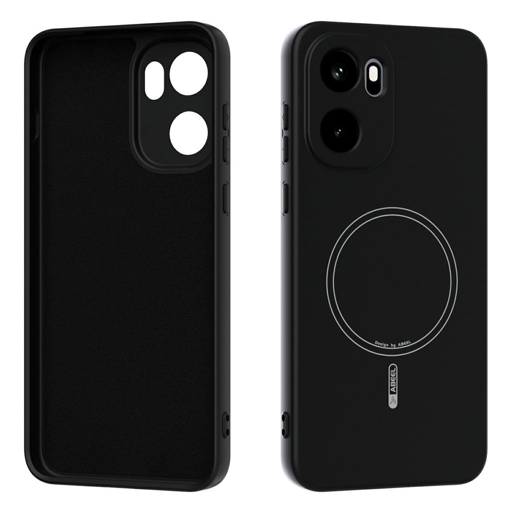 ABEEL Magnetische Hülle Für OnePlus 15R 5G / Ace 6 5G / Ace 6T 5G Skin Touch Flüssigsilikon Handy Rückseite