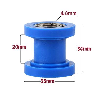 8/10mm Wheel Tensioner Guide Drive Chain Roller Pulley For Enduro Motorcycle Pit Dirt Mini Bik Motocross Dirt Bike